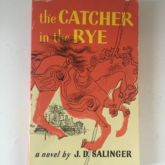 The catcher in the Rye book by J.D. Salinger